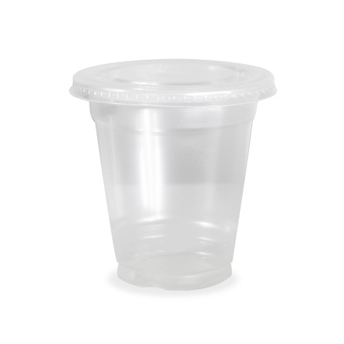 small clear plastic cups with lids