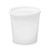 1/4 Gallon (32 oz.) BPA Free Food Grade Round Container with Lid (T41032) - starting quantity 25 count - FREE SHIPPING