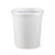 1/4 Gallon (32 oz.) BPA Free Food Grade Tall Round Container with Lid (T41032TCP) - starting quantity 25 count - FREE SHIPPING