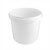 2/3 Gallon (85 oz.) BPA Free Food Grade Tamper Resistant Round Container (T60785TRCP) - White - 120 count - case