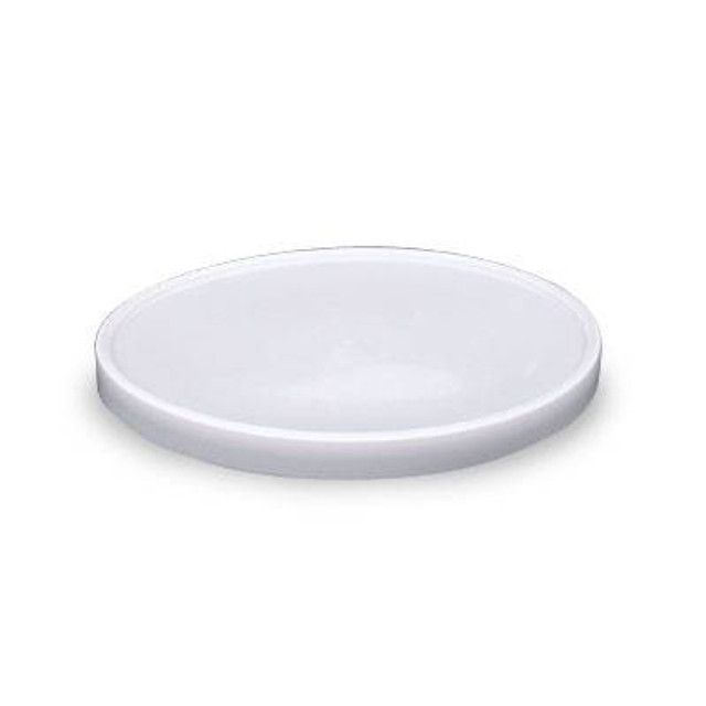 L700R - Food Grade Round Recessed Lids - ONLY - White - 150 count - Case