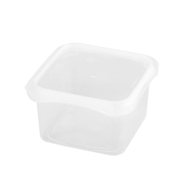 12 oz. BPA Free Food Grade SelecTE (Tamper Evident) Square Container with Lid (T4X412IMLCP & L4X4IMLCP) - starting quantity 25 count - FREE SHIPPING