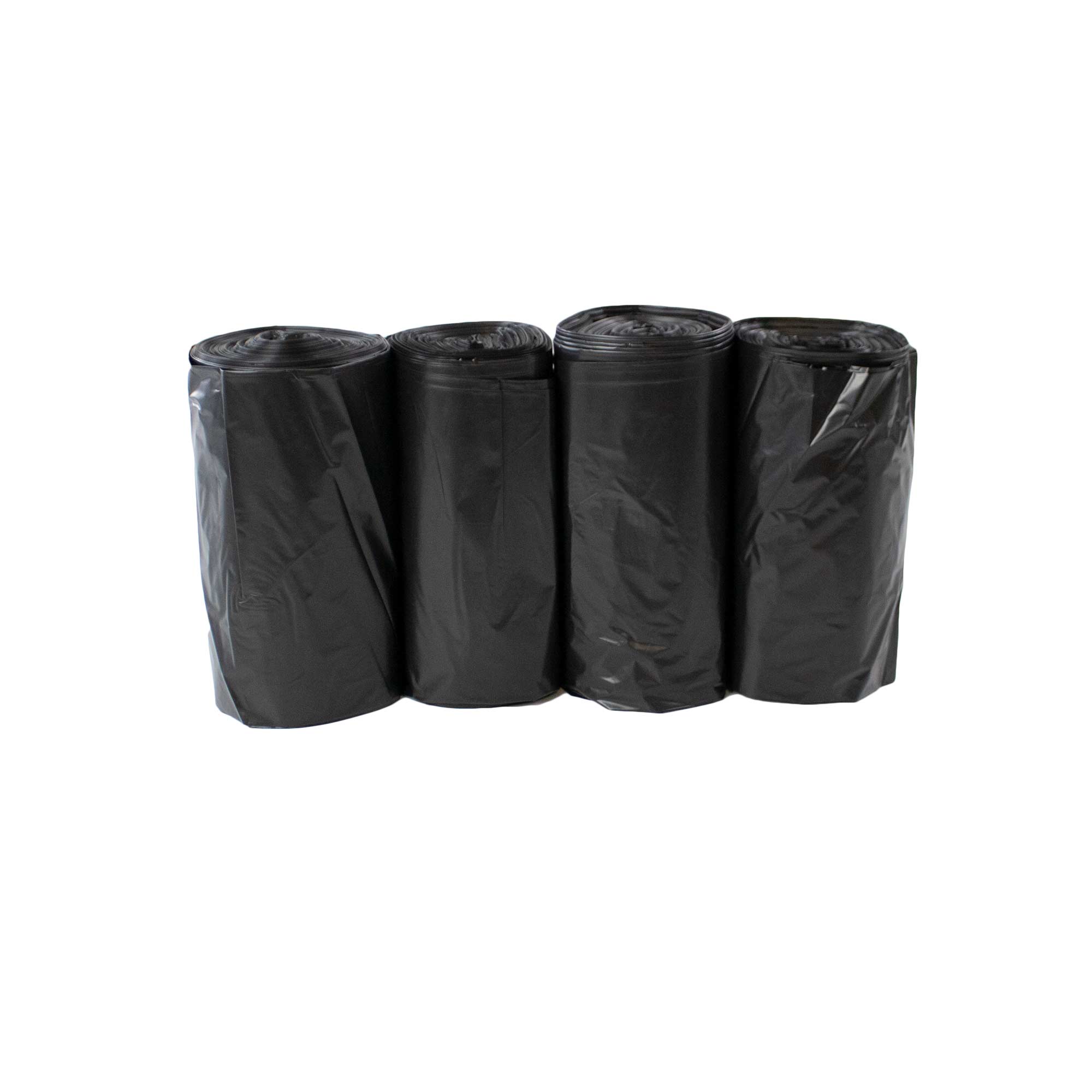 LLDPE Liners-60 Gallon Black Trash Bags 38x58 1.5 mil 100 Bags per case  (L38581.5K ) - ePackageSupply