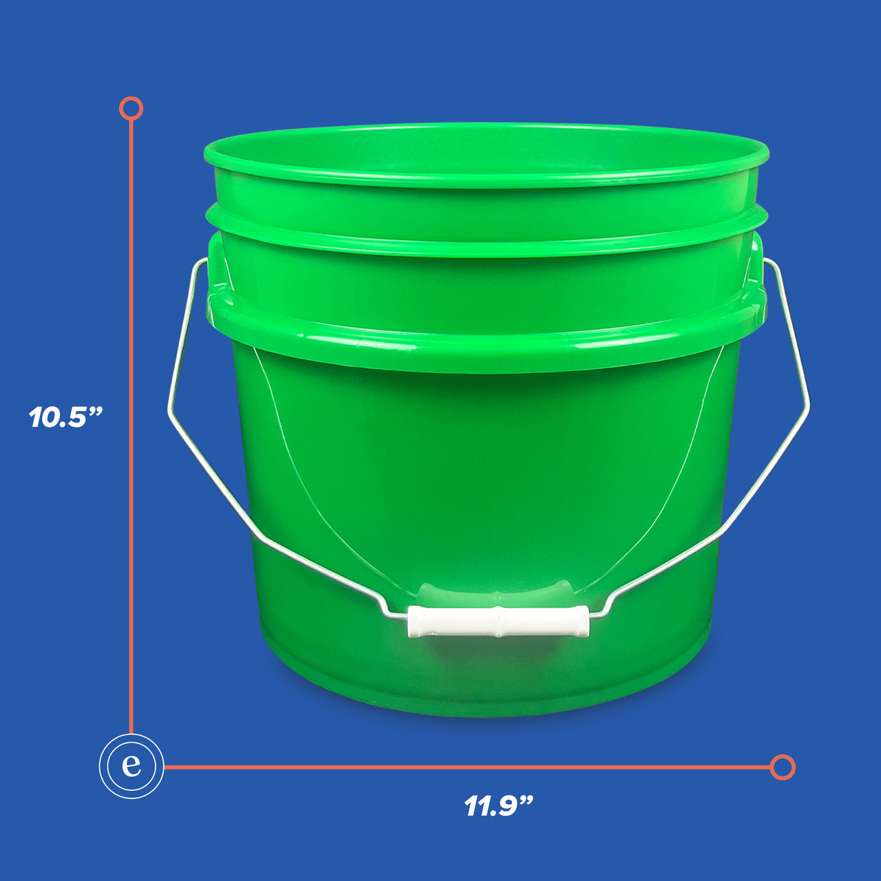 1 gal. BPA Free Food Grade Round Container with Lid (T808128 & L808) -  starting quantity 30 count - FREE SHIPPING - ePackageSupply