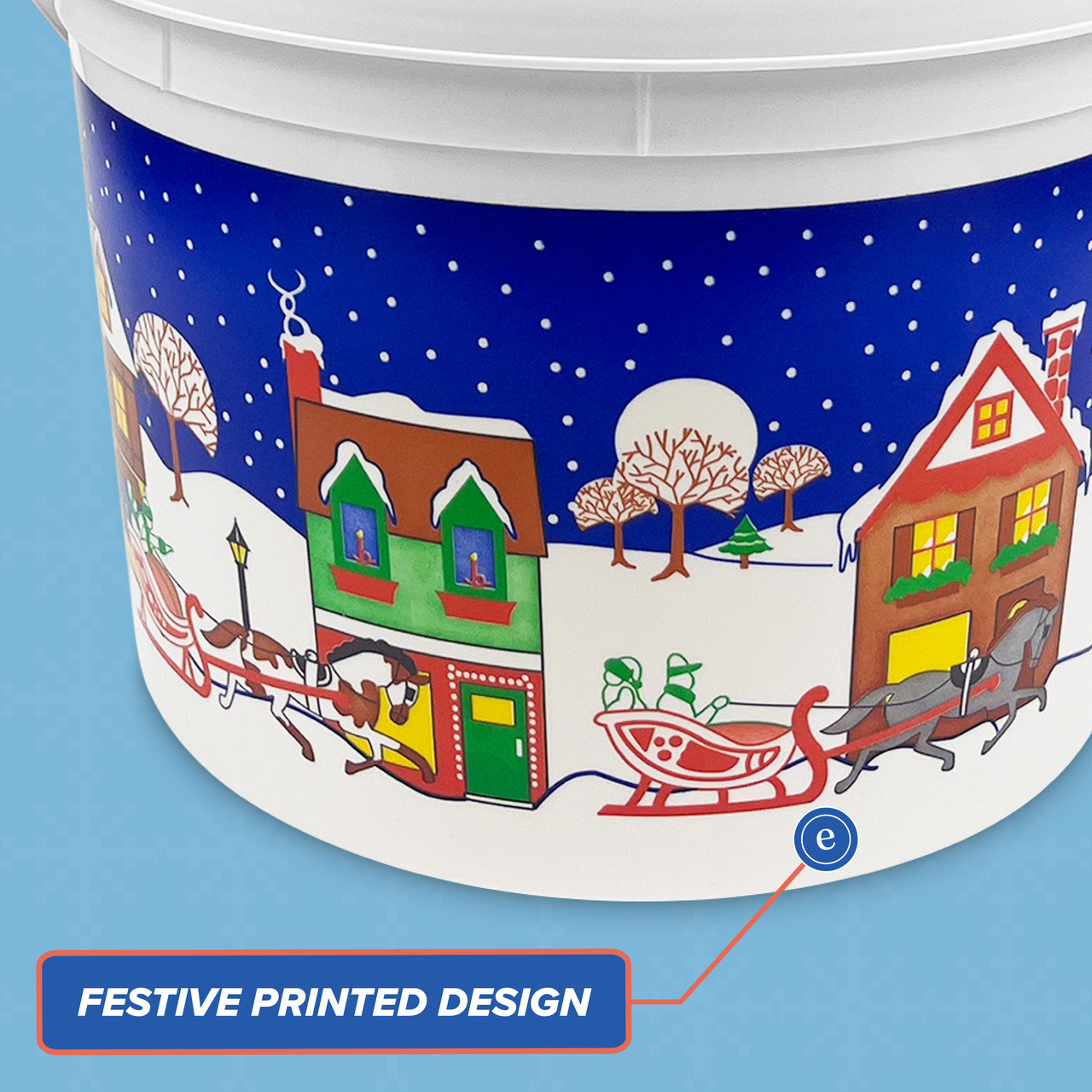 Plastic Buckets With Lid Frosty 18 Ltr at Rs 153