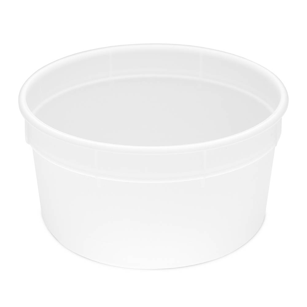 3 Gallon White Plastic Ice Cream Container Lid - ePackageSupply