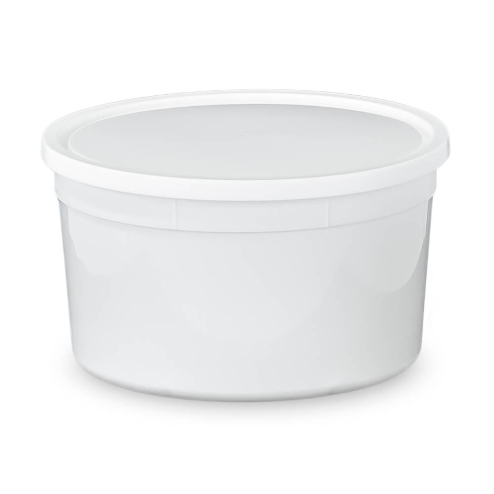 48 oz. BPA Free Food Grade Round Container with Lid (T60748CP