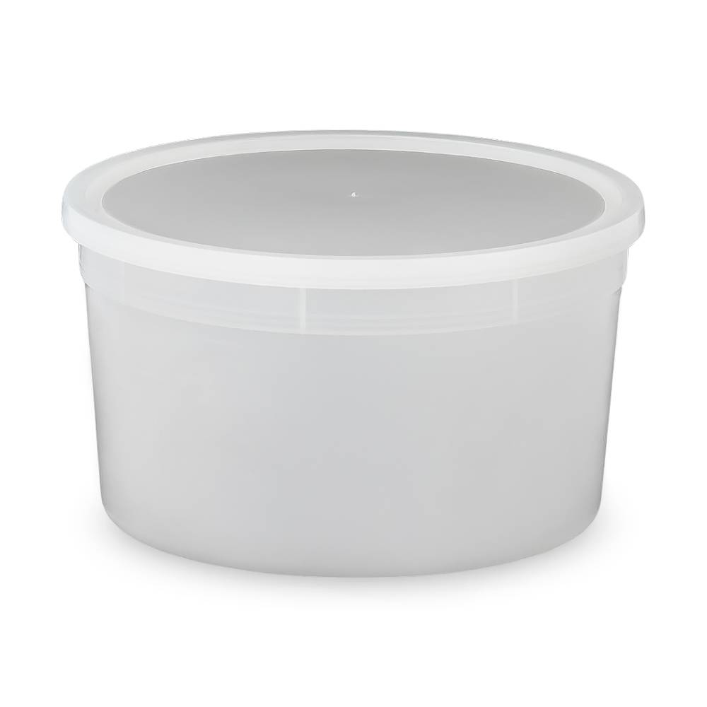 2/3 Gallon (85 oz.) BPA Free Food Grade Round Container with Lid