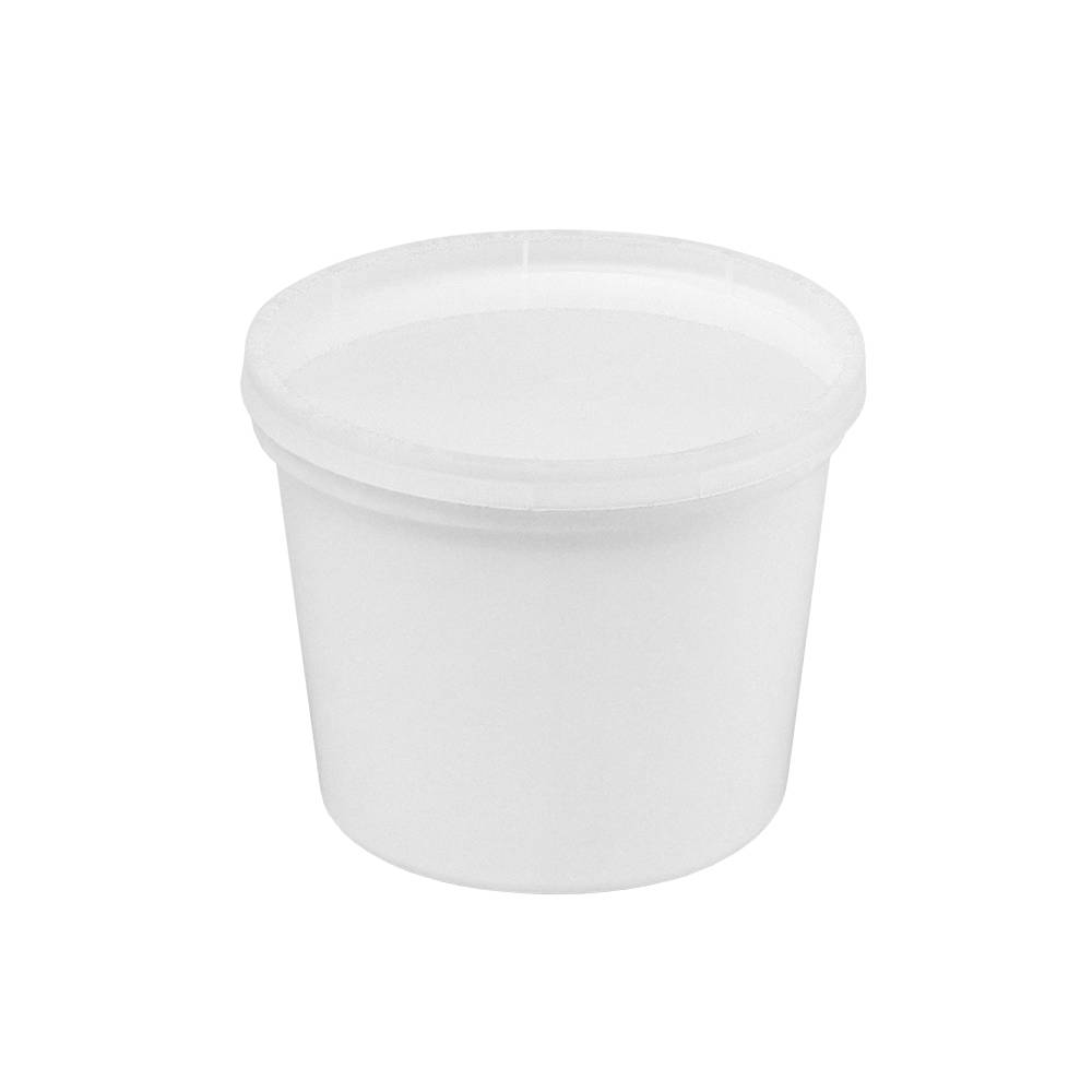 20 oz. BPA Free Food Grade Round Container with Lid (T41020CP & L410) -  starting quantity 25 count - FREE SHIPPING