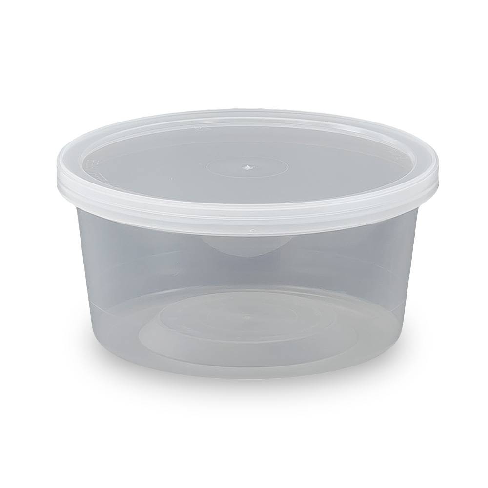 12 oz. BPA Free Food Grade SelecTE (Tamper Evident) Square Container with  Lid (T4X412IMLCP & L4X4IMLCP) - starting quantity 25 count - FREE SHIPPING  - ePackageSupply