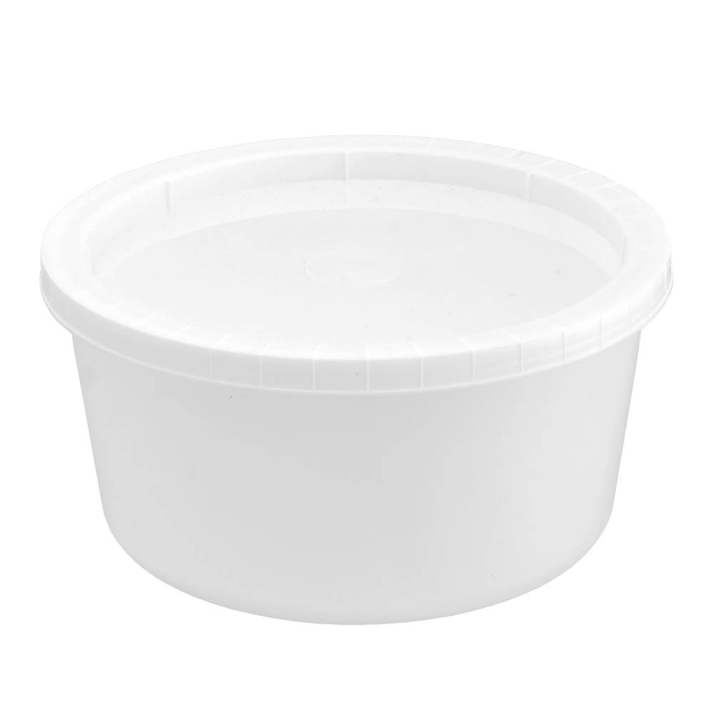 32 oz Deli Food Storage Container Cups with Lids (24 Pack)