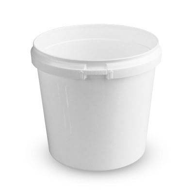 4 oz White PP Plastic Round Snap-Lock Containers (White Snap-Lock Cap) -  29104W