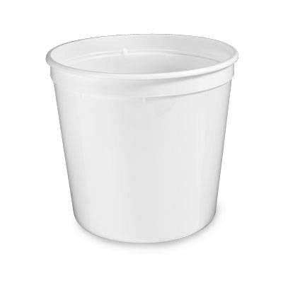 8oz DELI CONTAINER WITH LID - 5 x 1 1/2 TALL - 250/CASE