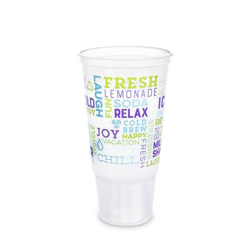 Choice 32 oz. Poly Paper Cold Cup - 500/Case