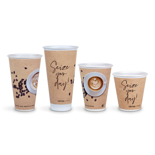 Versalite Polypropylene (PP) Good Day Design Cups for Cold or Hot Drinks -  Various Sizes Case - ePackageSupply
