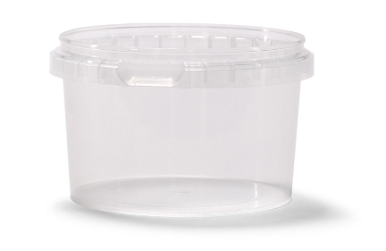 48 oz. BPA Free Food Grade SelecTE (Tamper Evident) Square Clear Container  (T5X548IMLCP) - 324 count - case