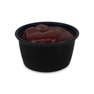 2 oz. BPA Free Food Grade Black Portion Cup