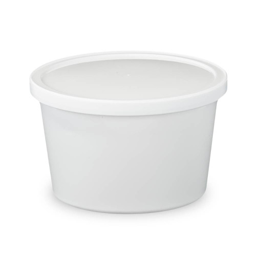 16 oz. BPA Free Food Grade Freezer Grade Round Container with Lid