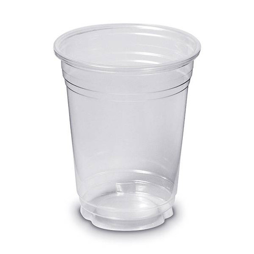 16 Oz Disposable Plastic Clear Cups with Flat Lids with Straw Slot BPA –  BBing Store