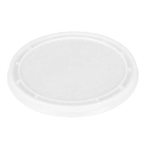 1/2 Gallon (64 oz.) BPA Free Food Grade Round Container with Lid (T60764) -  starting quantity 25 count - FREE SHIPPING