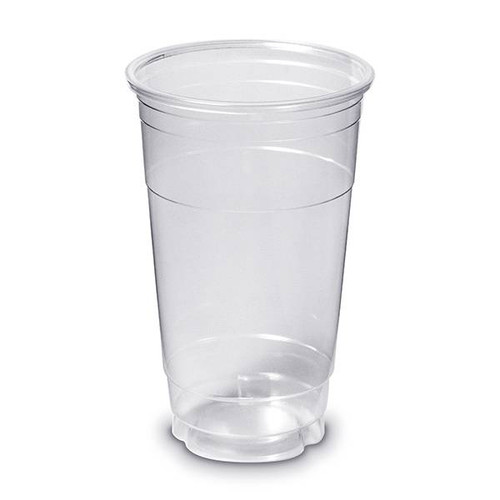 Bulk 48 Ct. Clear Disposable Plastic Cups with Lids & Straws