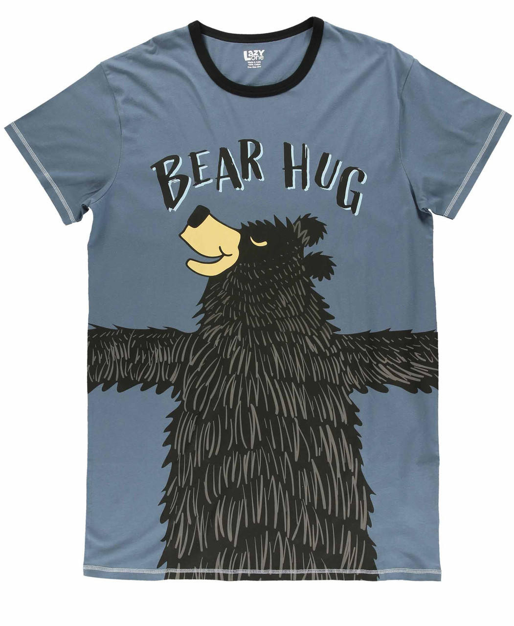 Bear Hug Blue Women's Nightshirt