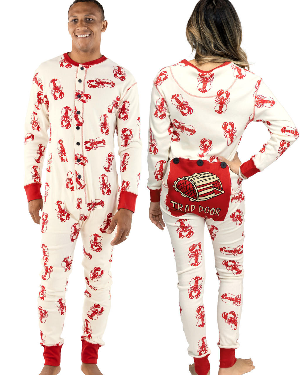 Trap Door Adult Lobster Onesie Flapjack