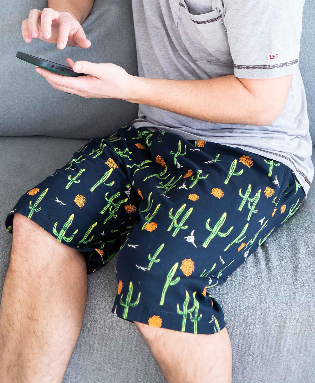 Cactus | Men's Pajama Shorts | LazyOne
