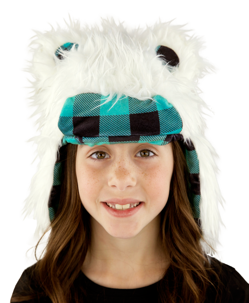 LazyOne Critter Cap Hat for Kids and Adults, Unisex Winter Hats, Yeti 