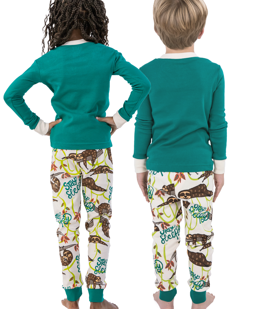 Stay Sleepy - Sloth | Kid PJ Set | LazyOne