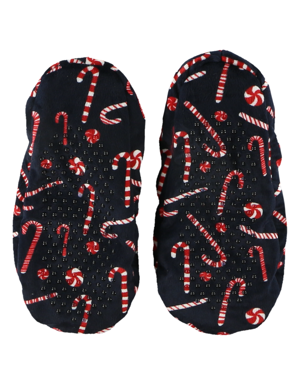 Candy Cane Fuzzy Feet Slipper