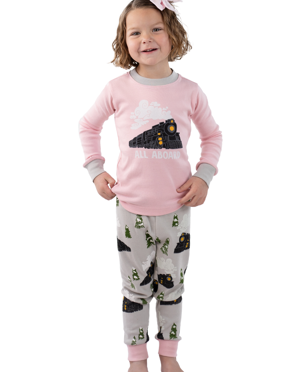 Lazy One Kid's Cat's Pajamas Long Sleeve PJ Set