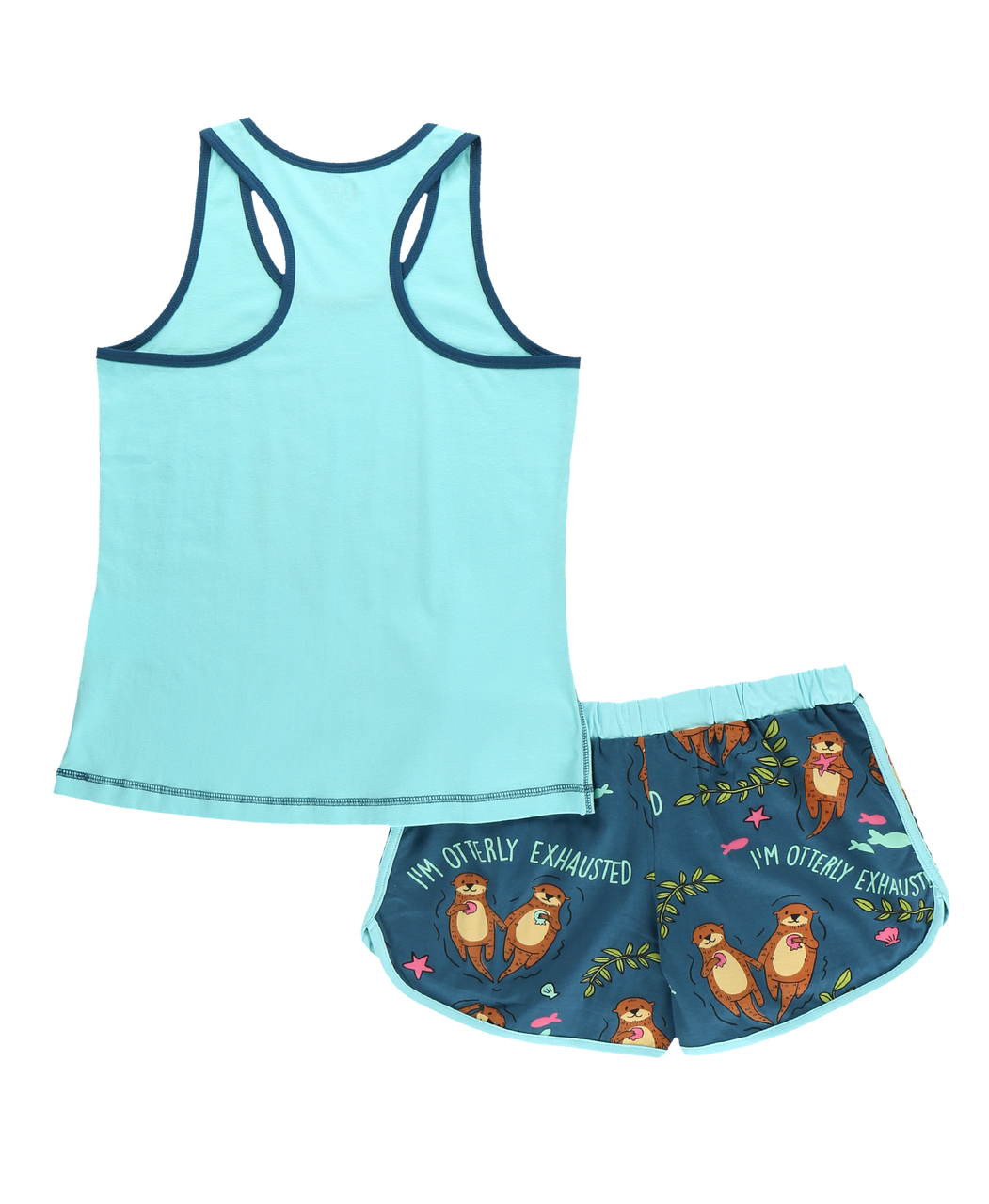 Otterly Exhausted Women's Tank & Short Set