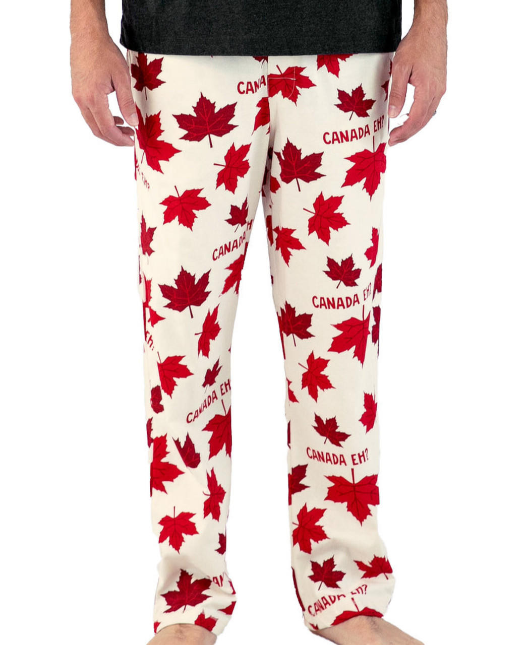 Sonoma Mens Gray Skiing Print Flannel Sleep Pants Pajama Bottoms Medium 