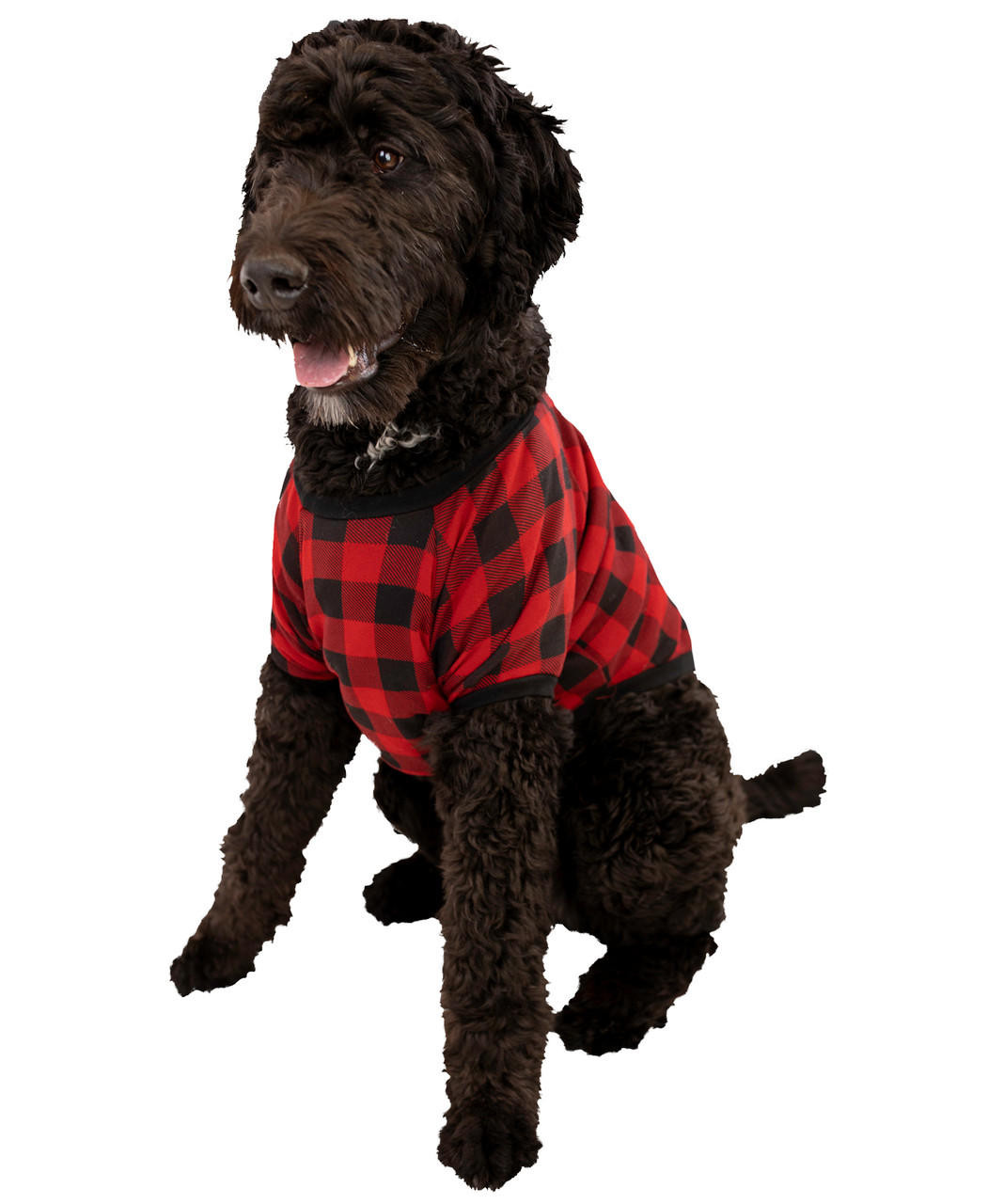 Red Plaid Dog Shirt