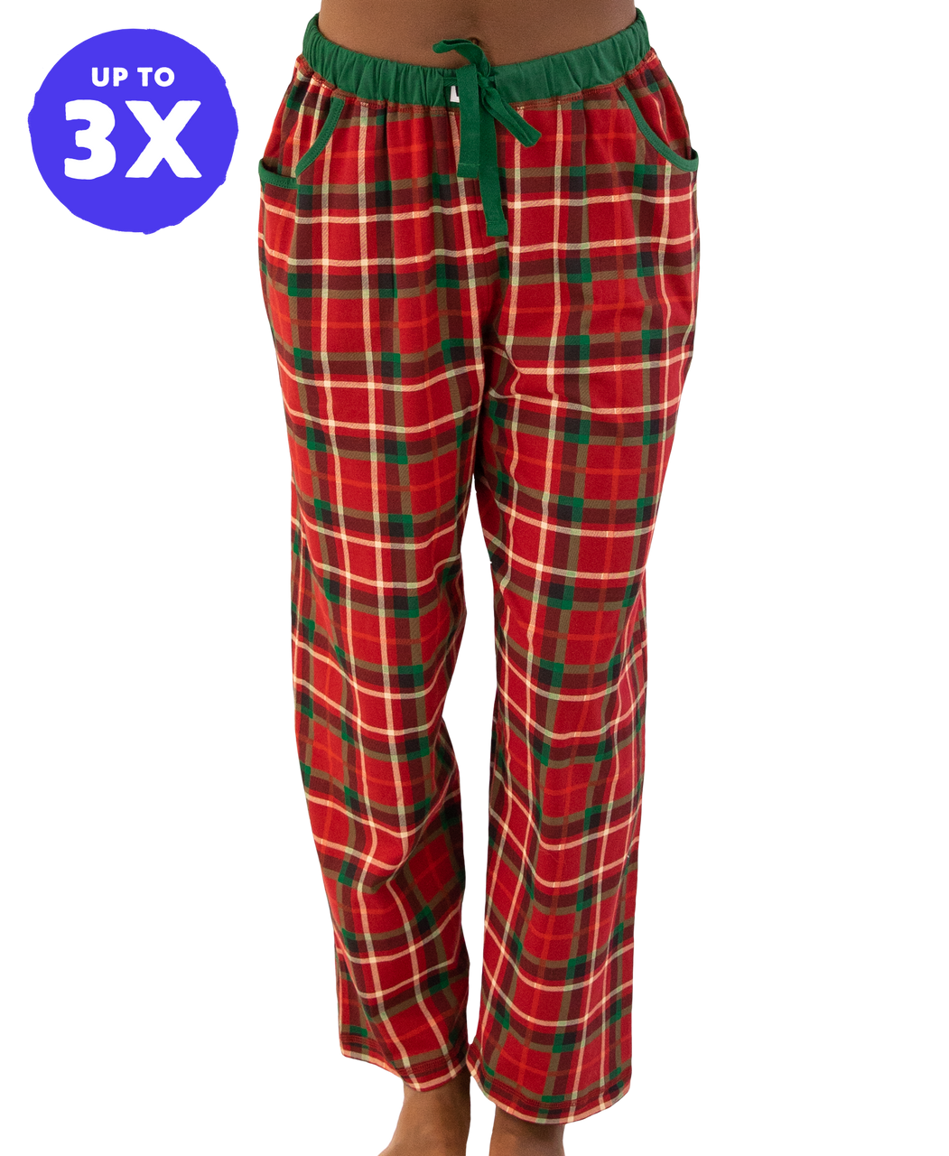 Christmas Plaid Women's Regular Fit PJ Pant