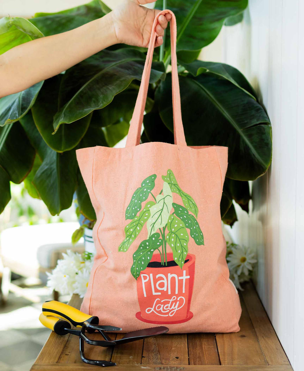 Plant Lady Reusable Tote Bag