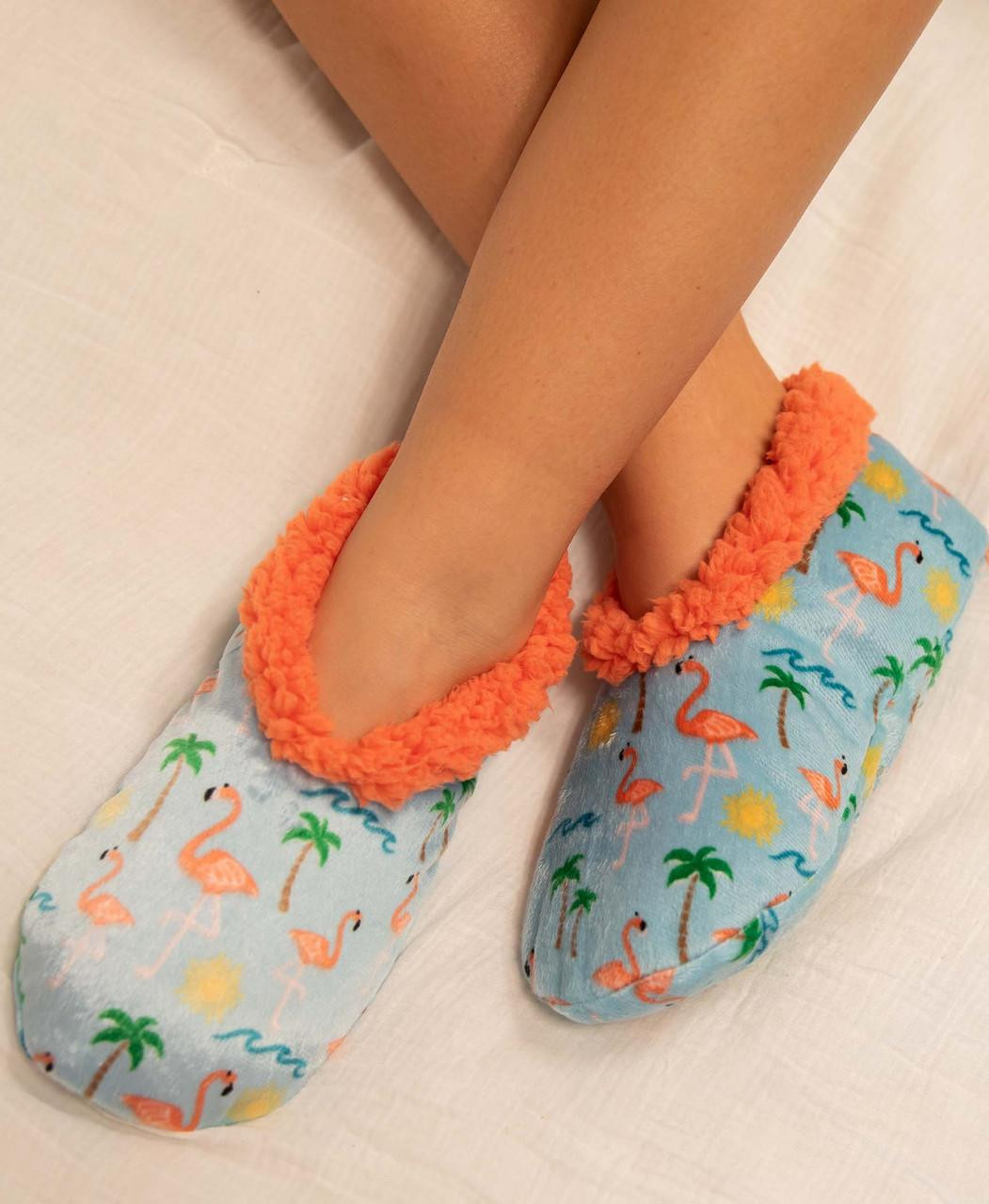 Flamingo Fuzzy Feet Slipper flamingo-fuzzy-feet-slipper