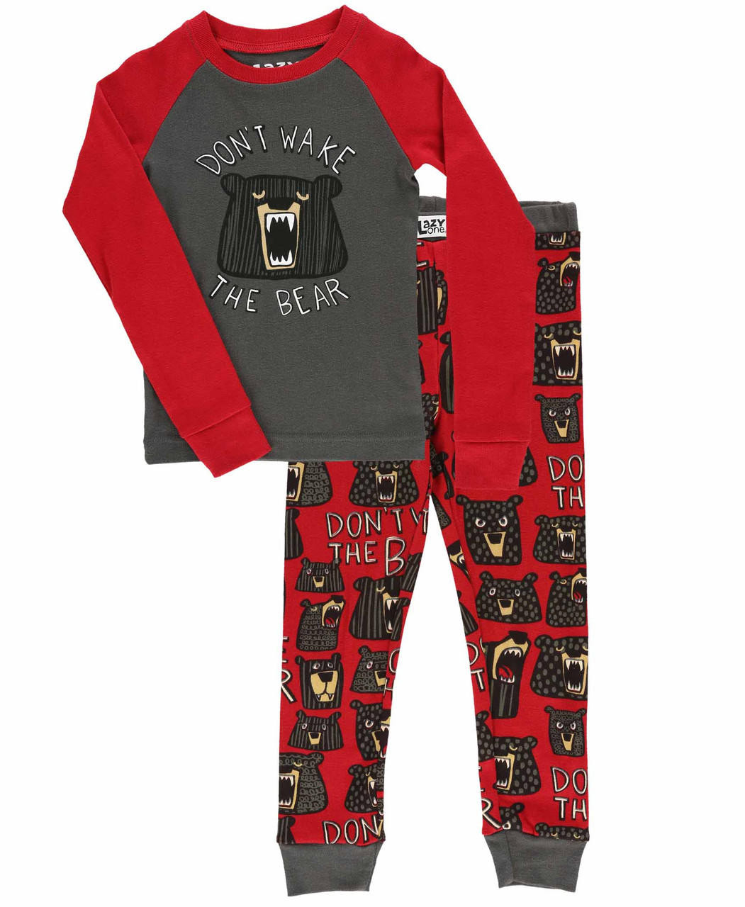Don't Wake Bear Kid PJ Set LazyOne