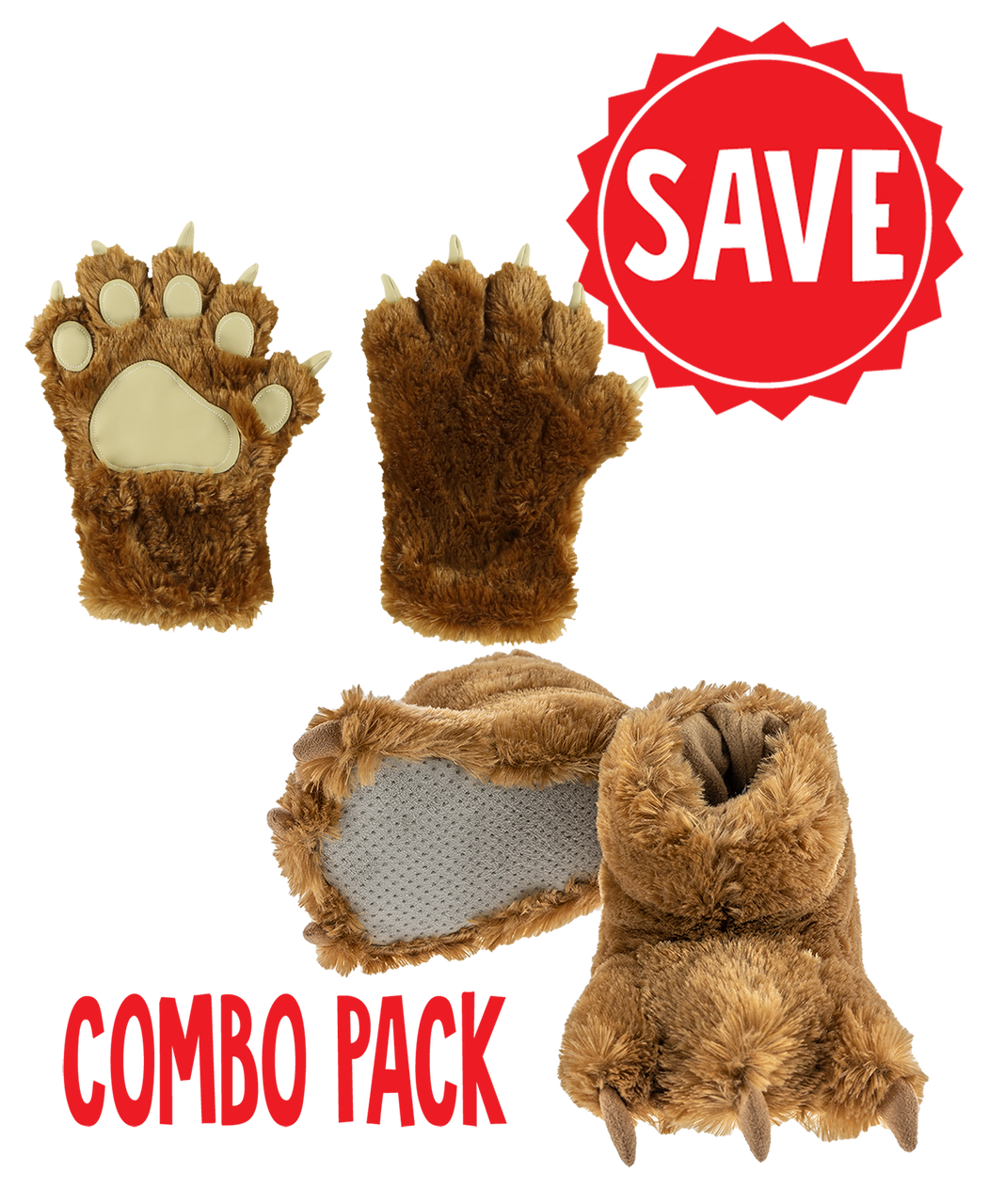 Bear Paw Slippers By Lazy One (3 Colors) U2013 Montana Gift Corral