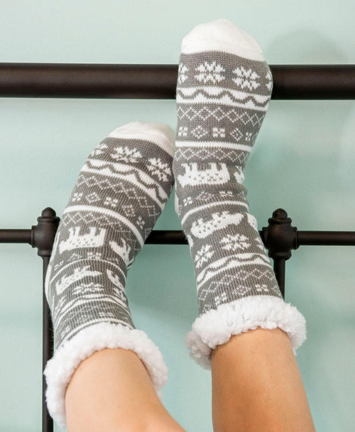  Nordic Bear Plush Sock 