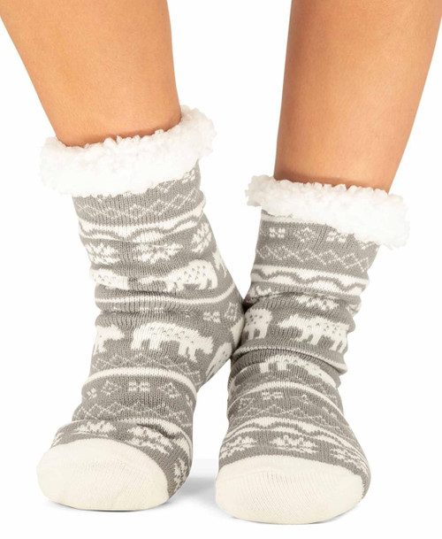  Nordic Bear Plush Sock 