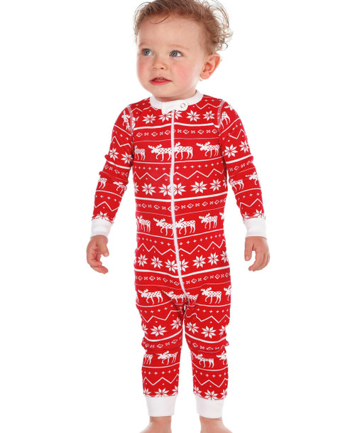  Nordic Moose | Infant Union Suit 