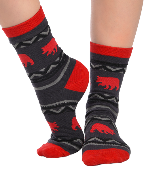  Cabin Bear Crew Sock 