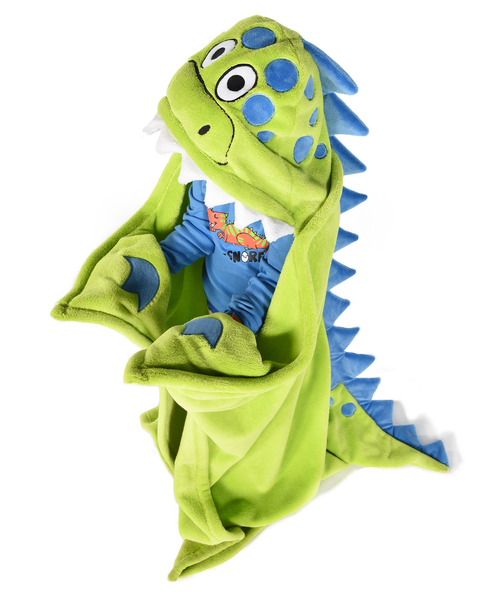 Dinosaur Kid's Hooded Blanket Dinosaur Kid's Hooded Blanket
