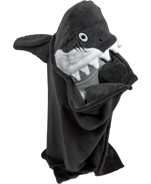 Shark Kid's Hooded Blanket Shark Kid's Hooded Blanket