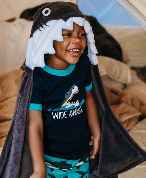 Shark Kid's Hooded Blanket Shark Kid's Hooded Blanket