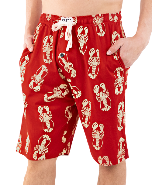  Lobster Men's Pajama Shorts 