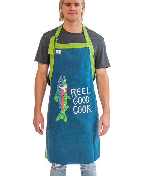  Reel Good Cook Fish BBQ Apron 