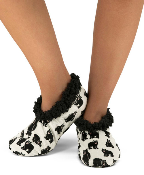  Family Bear Fuzzy Feet Slipper 